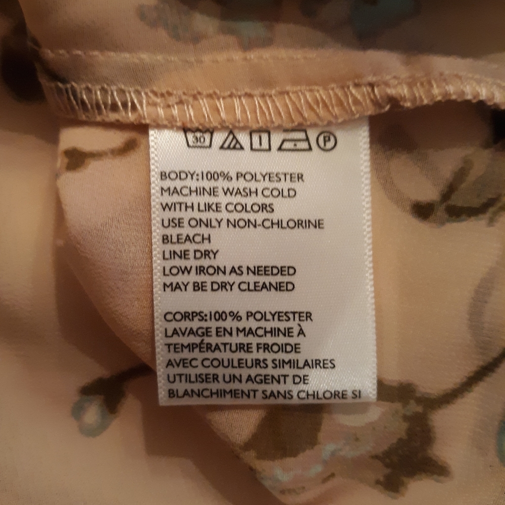 Anthro kimchi blue sheer blouse top small *D - Picture 3 of 6